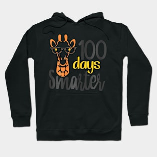 100 Days Smarter  100th Day of School Teacher Kids Hoodie